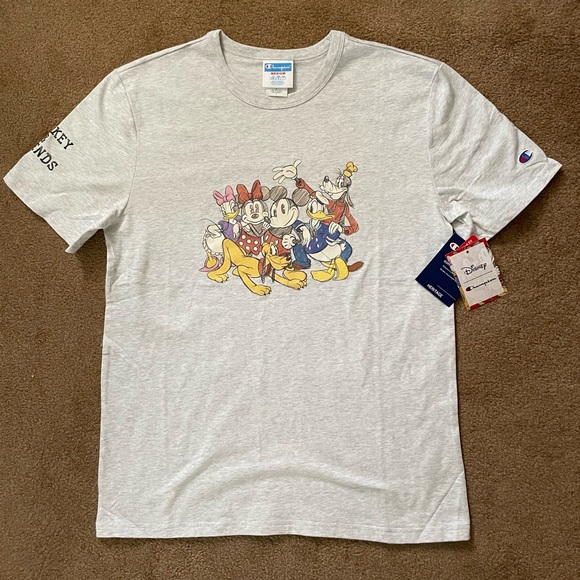 (NWT) Champion Authentic x Disney “Mickey Mouse & Friends” Shirt Men’s Medium - Picture 1 of 8